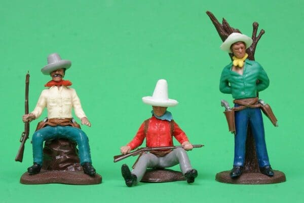 Swoppet 2nd Series Cowboys - 3-Figure Set