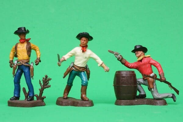 Swoppet 2nd Series Cowboys - 3-Figure Set