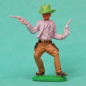 SOLD Timpo 1st Series Swoppet Cowboy Gunslinger - LIME Big Hat