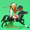 Britains Swoppet Indian Chief with Spear, Mounted