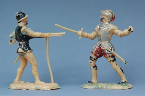 SOLD Hilco 'Monarch' Elizabethan Soldiers - FLESH Plastic