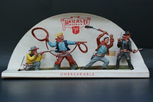 SOLD Herald Zang Cowboy Display Card