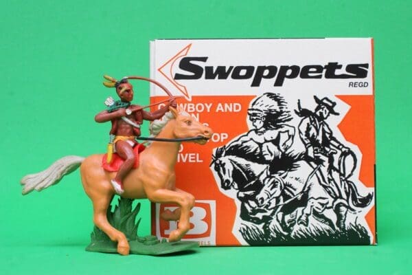 Swoppet Mounted Indian Brave with Bow & Arrow (Sussex) - Image 5