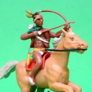 Swoppet Mounted Indian Brave with Bow & Arrow (Sussex)