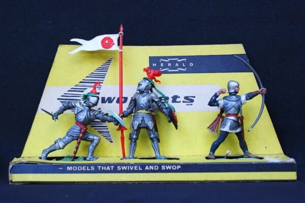 SOLD Herald Swoppet C15th Knights Display Card