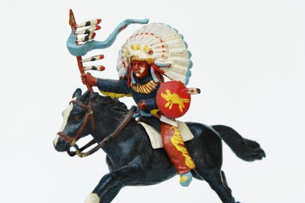 SOLD Herald Zang Mounted Indian Chief