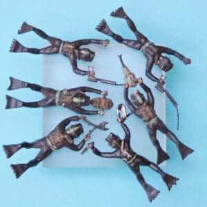 SOLD Lone Star Harvey Series Frogmen - 6 Figures