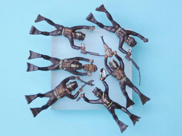 SOLD Lone Star Harvey Series Frogmen - 6 Figures