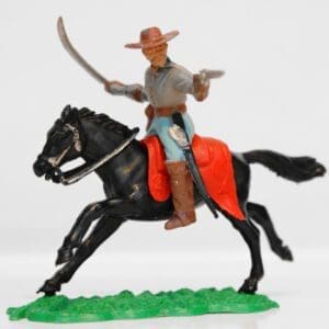 SOLD Timpo ACW Mounted Confederate with Sword & Pistol
