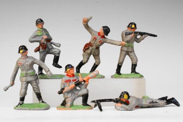 SOLD Trojan German Soldiers Complete Set - PINK Variant!