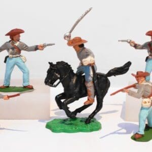 SOLD Timpo Group of ACW Solid Plastic Confederates