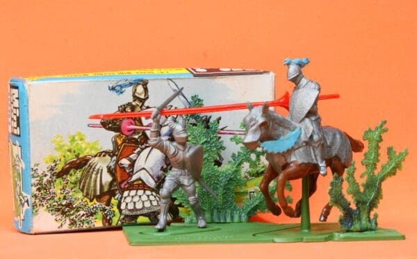 SOLD Britains Mini-Set Knights in Combat - Boxed
