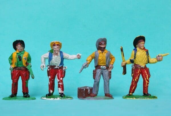 NEW! Timpo Wild West 4 Cowboys on Foot #1 - Image 3