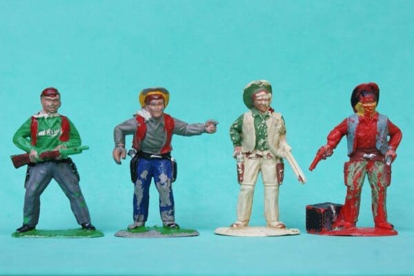 NEW! Timpo Wild West 4 Cowboys on Foot #2 - Image 3