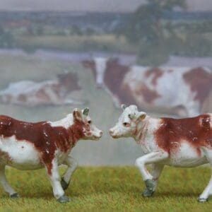 SOLD Herald Spray-painted Ayrshire Heifer Calves - Near Mint!