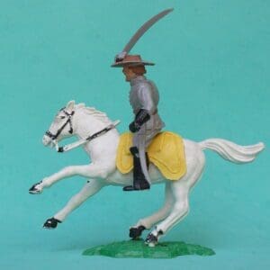 Timpo ACW Mounted Confederate with Sword - Great Condition!