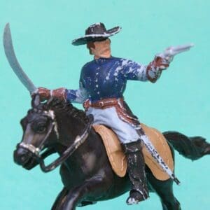 SOLD Timpo ACW Mounted Yankee with Sword & Pistol