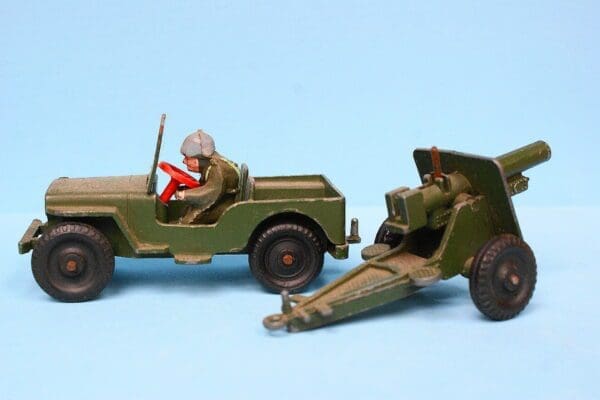 Lone Star 'Modern Army' Jeep & Field Gun Set