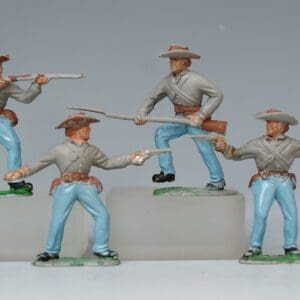 SOLD Timpo Solids Set of ACW Confederate Infantry