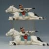 Hilco Cowboys Firing from behind Lying Horse #1