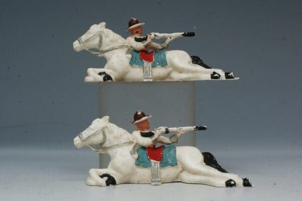 Hilco Cowboys Firing from behind Lying Horse #1