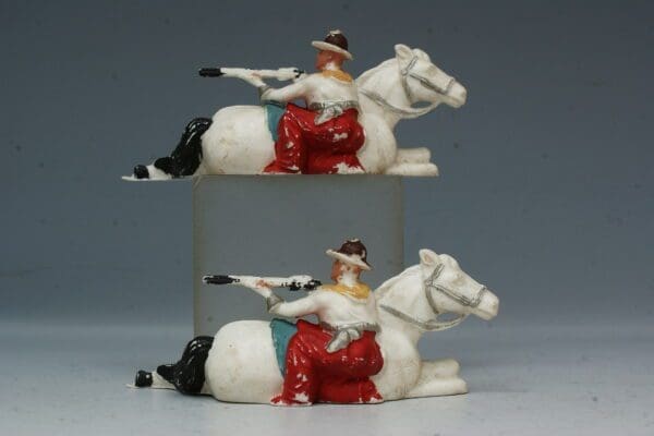 Hilco Cowboys Firing from behind Lying Horse #1 - Image 3