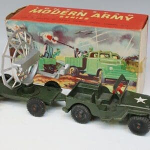 SOLD Lone Star Modern Army Radar Trailer & Jeep - Boxed!