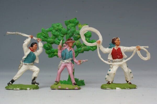 SOLD Speedwell Small Standing Cowboys - Herald Copies!