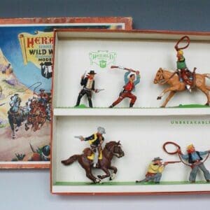 SOLD Herald Mounted & Dismounted Cowboys - Box Set