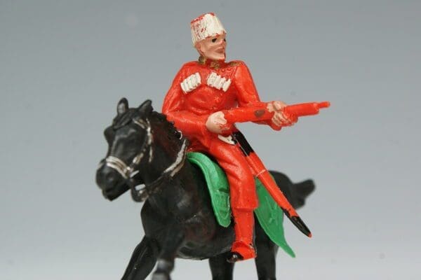 SOLD Timpo Mounted Cossack Firing from the Waist