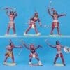 **SALE** Cherilea 60mm Indians Full Set - RED Paint