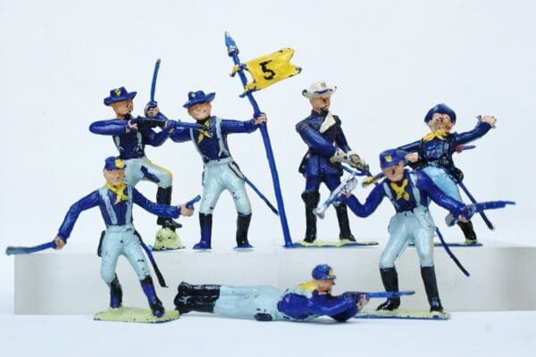 SOLD Cherilea 60mm US 5th Cavalry - FULL Set of 7