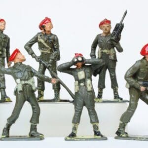 Cherilea 60mm British Paratroopers - FULL Set of 6