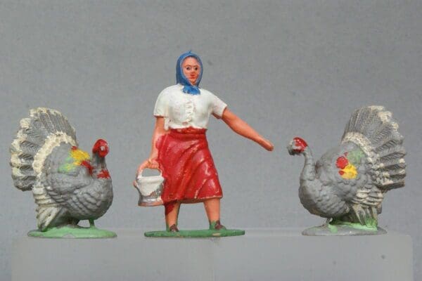 SOLD Timpo Farm Milkmaid & Turkeys - Superb!