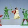 SOLD Crescent 54mm Robin Hood Figures - Painted