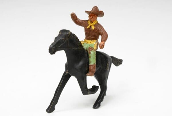 SOLD Trojan 70mm Mounted Cowboy