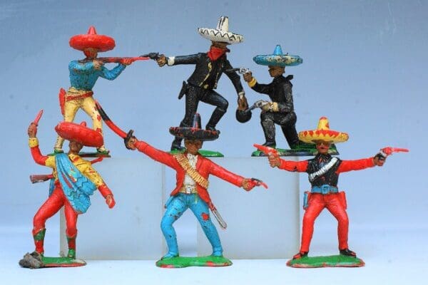 NEW! Crescent 'Cisco Kid' Mexicans - Full Set of 6
