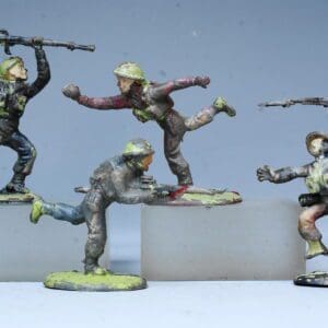 SOLD Cherilea 54mm Modern Infantry - FULL Set of 4