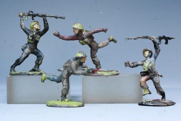 SOLD Cherilea 54mm Modern Infantry - FULL Set of 4