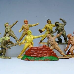 SOLD Cherilea 50/54mm Khaki British Infantry - Job Lot!