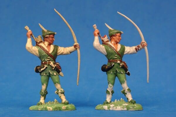 Herald Robin Hood Rare WHITE Plastic - Image 3