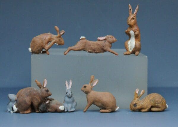 SOLD Herald Complete Set of Brown Rabbits