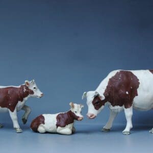 SOLD Herald Ayrshire Feeding Cow & Calves - Loose Set