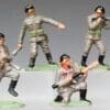 SOLD Trojan Plastic German Soldiers x 4