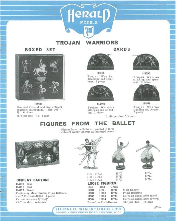 SOLD OUT Herald 1958 Catalogue Facsimile + Toy Soldier Car - Image 4