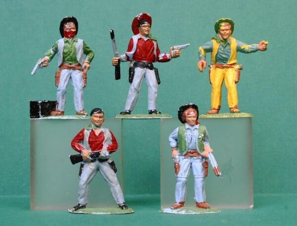 NEW! Timpo Solid Wild West Cowboys on Foot #3