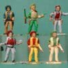 NEW! Timpo Solid Wild West Cowboys on Foot #4