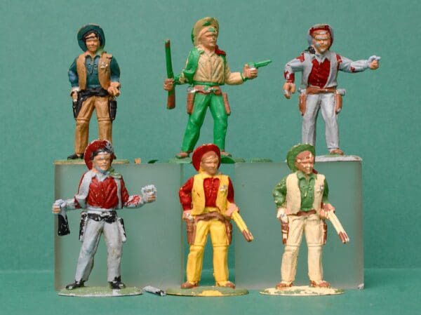 NEW! Timpo Solid Wild West Cowboys on Foot #4