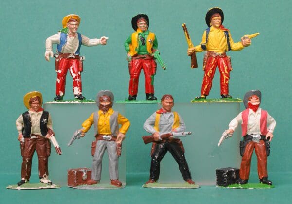 Timpo Solid Wild West Cowboys on Foot #5