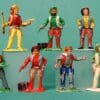 NEW! Timpo Solid Wild West Cowboys on Foot #6